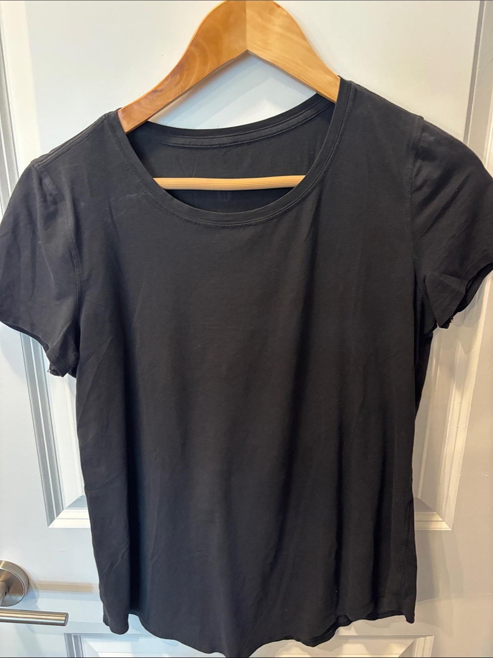 lululemon athletica Black Short Sleeve Crew Tee
